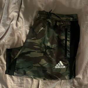 Adidas Aeroready camo running shorts
